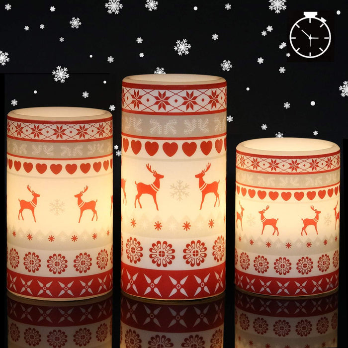 GenSwin Votive Candles Tealight Candles Color Changing 6 Pack
