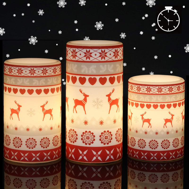 GenSwin Votive Candles Tealight Candles Color Changing 6 Pack