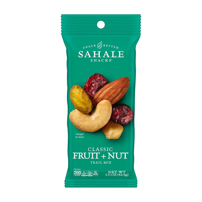 Sahale Snacks Berry Macaroon Almond Trail Mix, 7 oz Pouches (1 Pack) - Dry-Roasted Deluxe Mixed Nuts - Coconut, Blueberries & Apples - Non-GMO, Kosher Trail Mix & Certified Gluten-Free Snacks