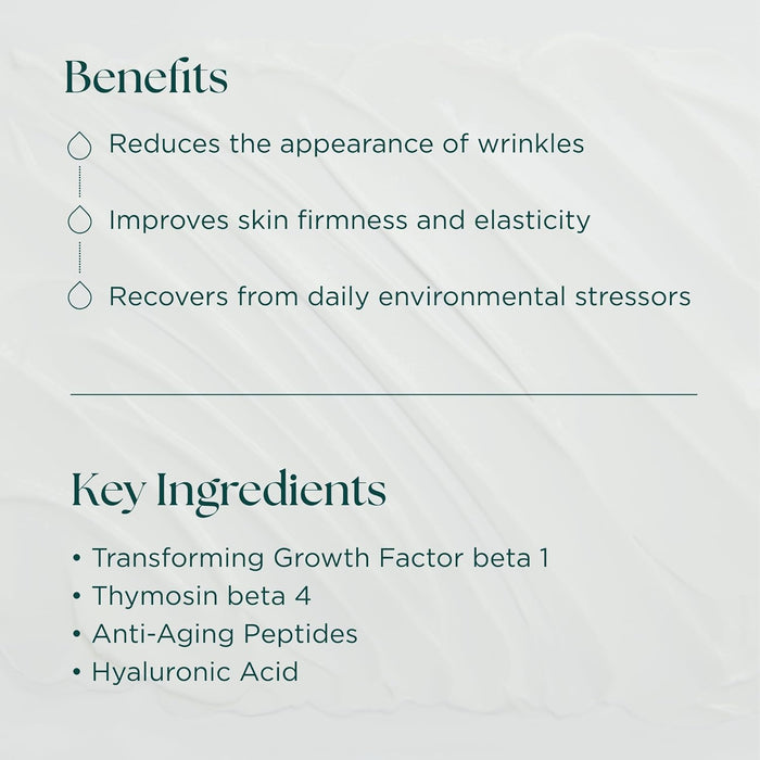 Transformation Face Cream - Advanced Moisturizer with Anti-Aging Peptides, Growth Factors & Hyaluronic Acid - Cruelty Free - Made in the USA - 1 oz