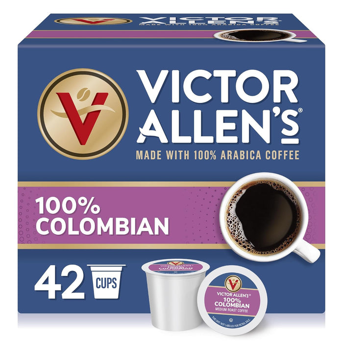 Victor Allen's Coffee Variety Pack (Morning Blend, 100% Colombian, Donut Shop Blend, and Italian Roast), 80 Count, Single Serve Coffee Pods for Keurig K-Cup Brewers