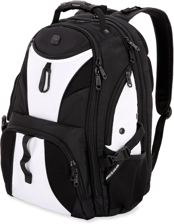 SwissGear 1900 Scansmart TSA 17 Laptop Backpack, Black/Black, 19-Inch