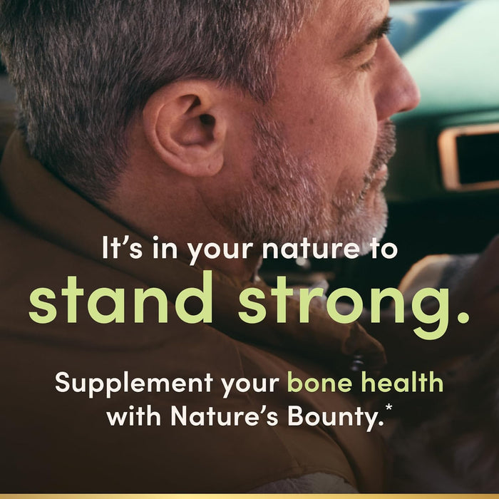 Nature's Bounty Calcium 1200 mg with 1000 IU Vitamin D3 - Bone Health Softgels, Calcium and Vitamin D Supplement, Gluten Free, 2 Softgels per Day, 120 ct (Pack of 1)