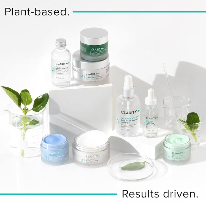 ClarityRx Call Me In The Morning Soothing Recovery Facial Cream, Natural Plant-Based Face Moisturizer with Skin-Protecting Antioxidants, Paraben & Cruelty Free Skin Care