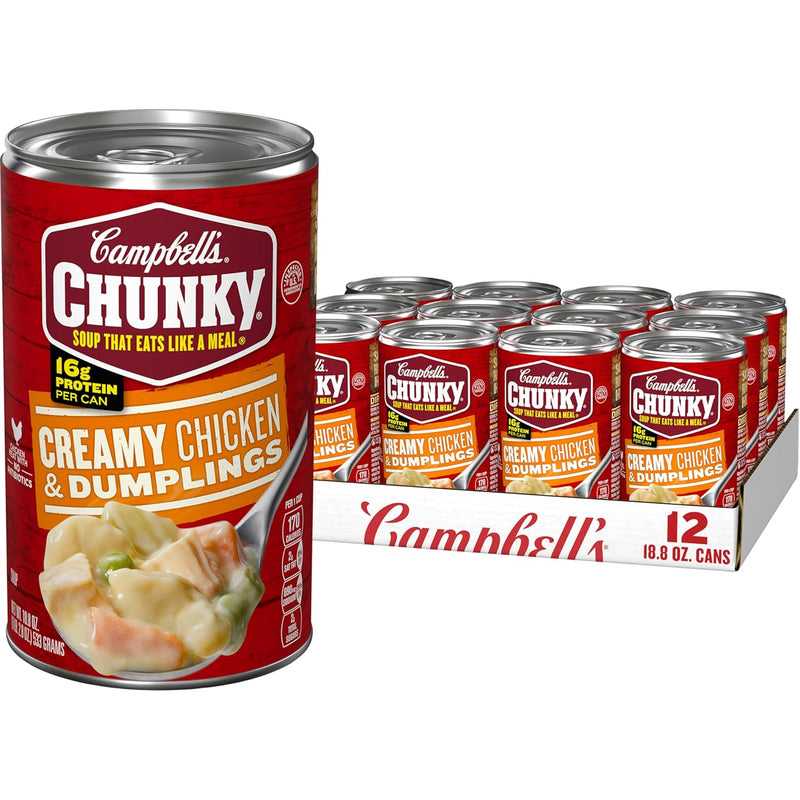 Campbell's Chunky Soup, Spicy Chicken and Sausage Gumbo, 16.1 oz Can (Case of 8)