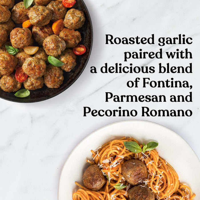 Amylu Foods Roasted Garlic Chicken Meatballs, Natural Ingredients, 15g of Protein, Chicken Raised with No Antibiotics, Fully Cooked, Gluten-Free, Pork-Free, No Nitrates or Nitrites, 10 oz