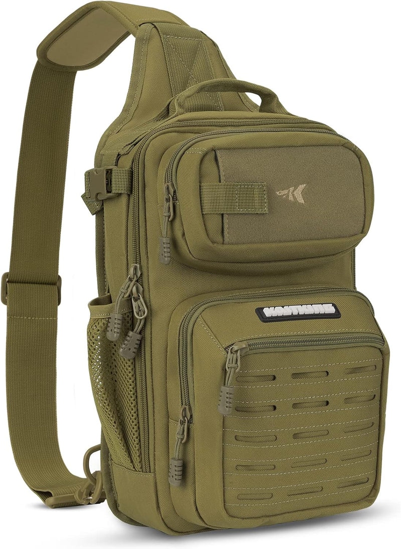 KastKing BlowBak Tactical Sling Tackle Bag-Lightweight Fishing Backpack Storge Fishing Gear and Equipment,Gift for Men