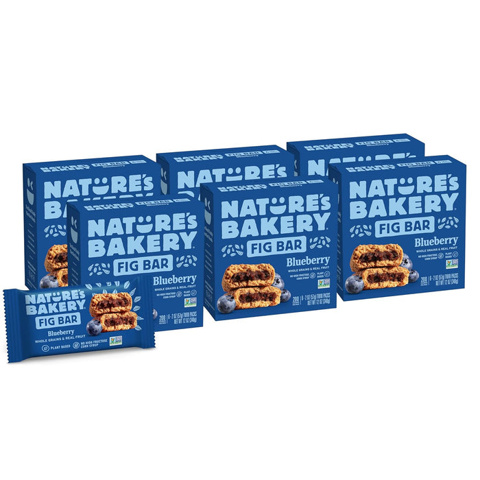 Nature's Bakery Whole Wheat Fig Bars, Real Fruit, Strawberry, 12 Twin packs