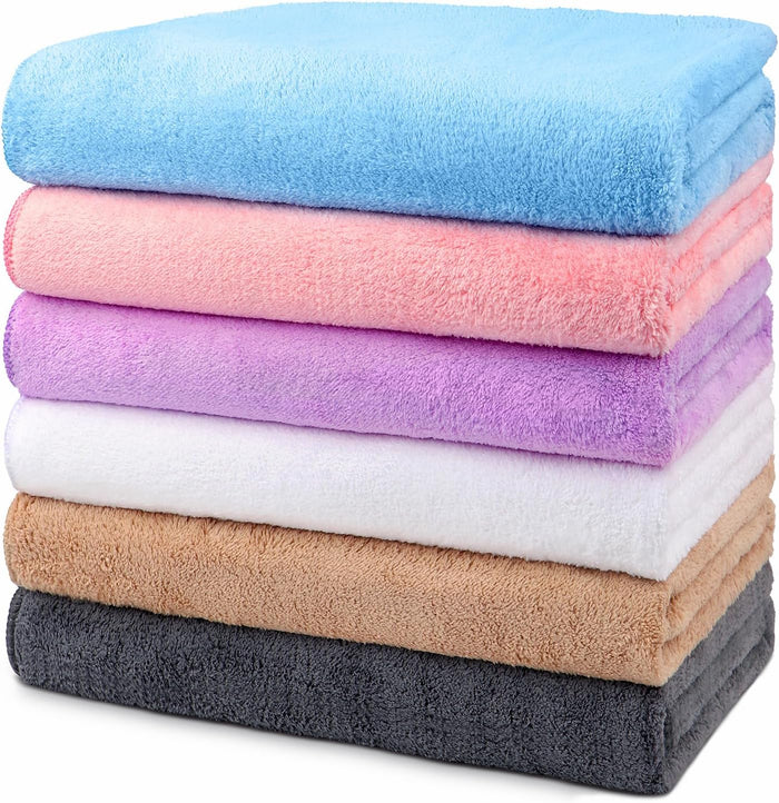 Orighty Washcloths 48 Pack, Ultra Soft Face Cloths 12 x 12 inch, Absorbent & Quick Drying Coral Velvet Washcloth Bulk, Multi-Purpose Face Cloth for Household, Cleansing and Sport (Grey)