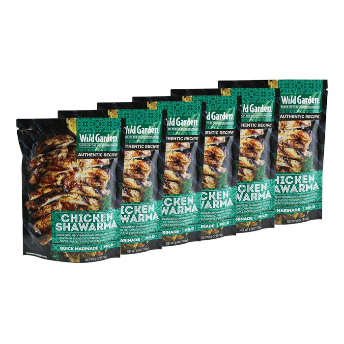 Wild Garden Ready-To-Go Gourmet Turkish Taouk Marinade, 100% All Natural, No Additives, No Preservatives, Bold, Flavorful, Perfect for Grilled Chicken, Shish Tawook, Kabab! 6oz