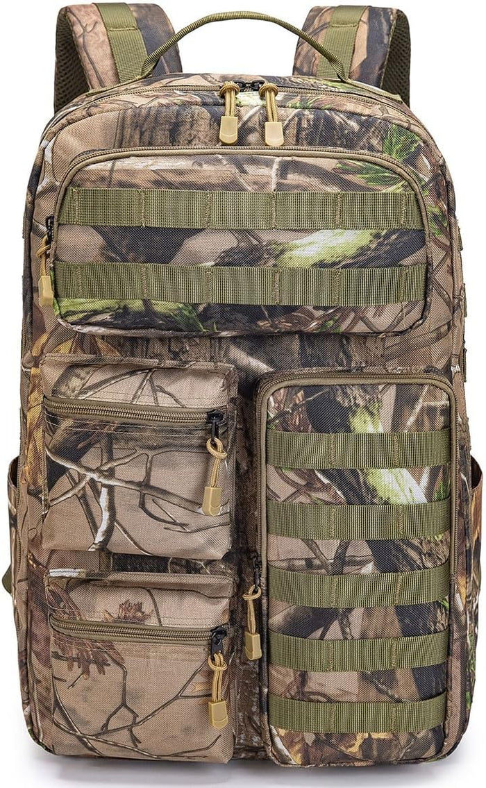 Tactical Camo Backpack for Men Women Waterproof Durable MOLLE Backpack Camping Hunting Emergency Preparedness