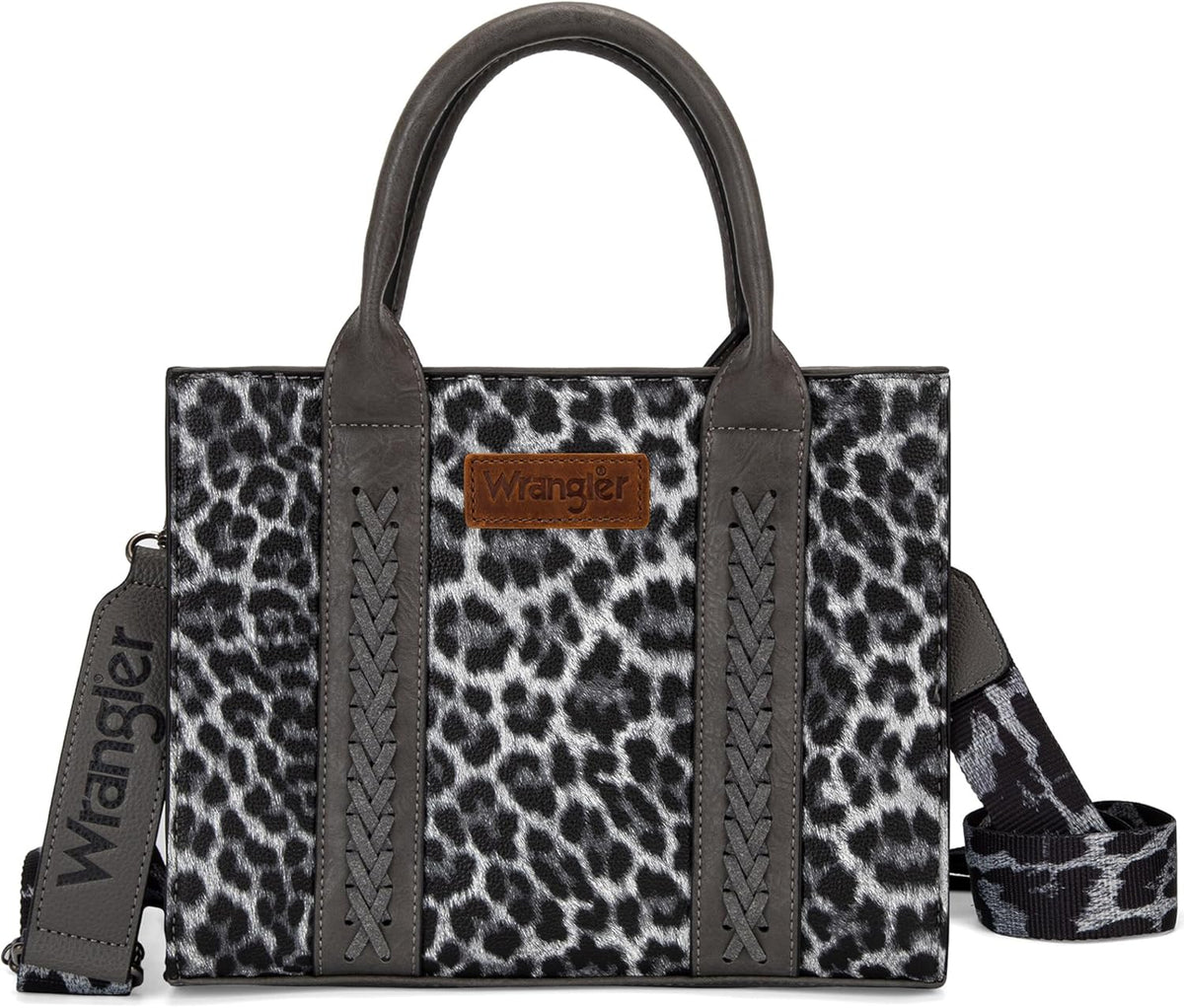 Wrangler Medium Tote Bag for Women Designer Satchel Handbags Top-handle Purses with Strap