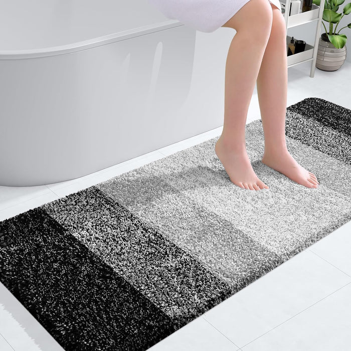 OLANLY Bathroom Rugs Mat Extra Soft Absorbent Quick Dry Machine Washable