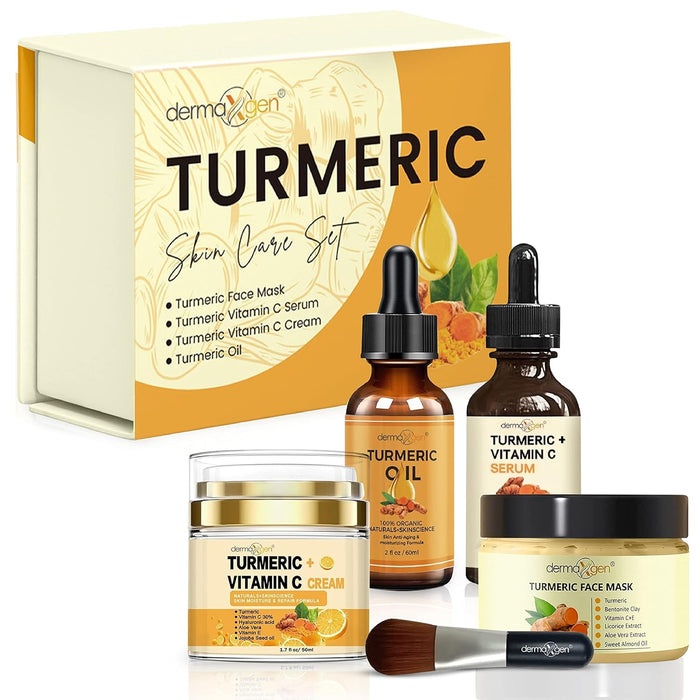 Turmeric Face Cream with 30% Vitamin C – Glow Booster, Anti-Aging & Skin Repair Moisturizer for Dark Spots, Hydration & Radiance – Vitamin C Cream for All Skin Types (1.7 fl oz)