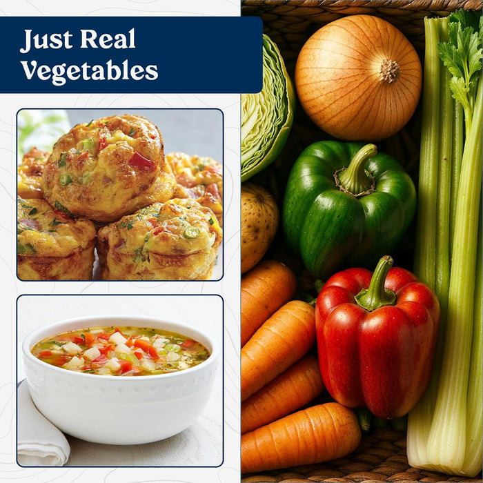 Augason Farms Vegetable Medley Blend Can - Dehydrated Mixed Veggies - Gluten Free Emergency Food Supply with Long Shelf Life for Survival, Disaster Prep & Everyday Meals - 131 Servings