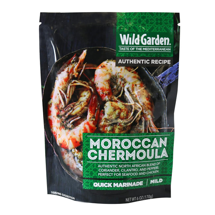 Wild Garden Ready-To-Go Gourmet Turkish Taouk Marinade, 100% All Natural, No Additives, No Preservatives, Bold, Flavorful, Perfect for Grilled Chicken, Shish Tawook, Kabab! 6oz