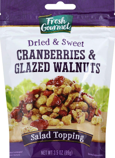 Fresh Gourmet Cranberries & Glazed Walnuts