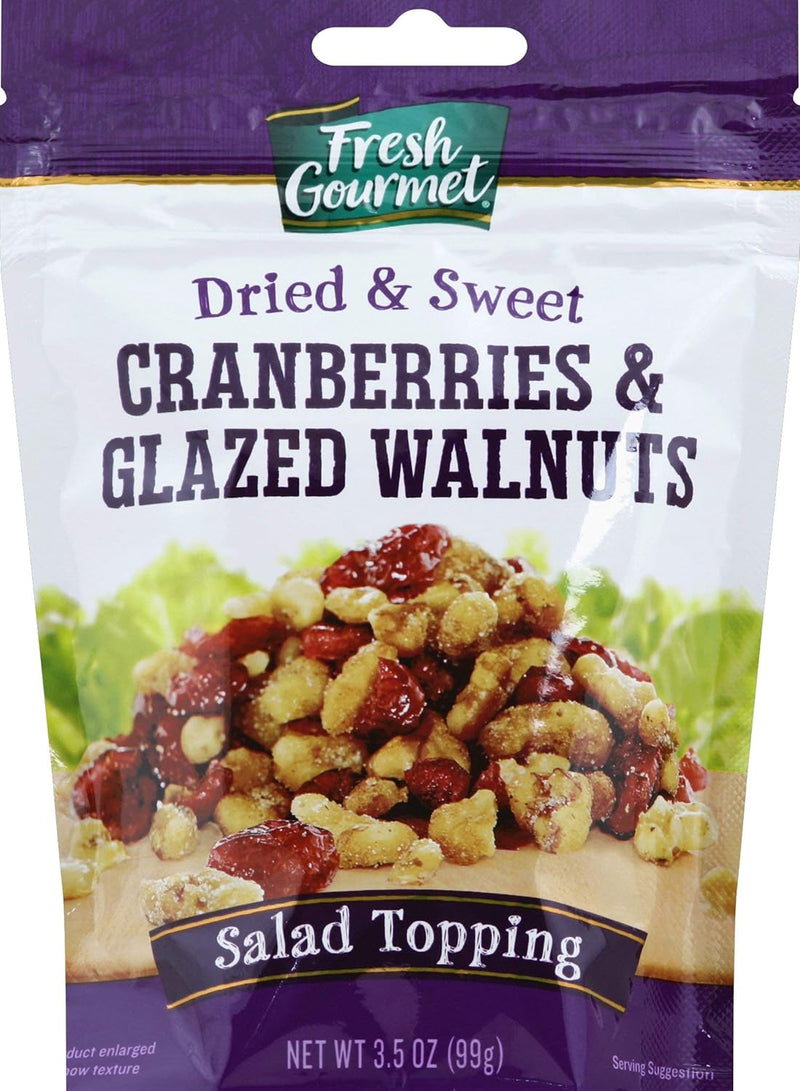 Fresh Gourmet Cranberries & Glazed Walnuts