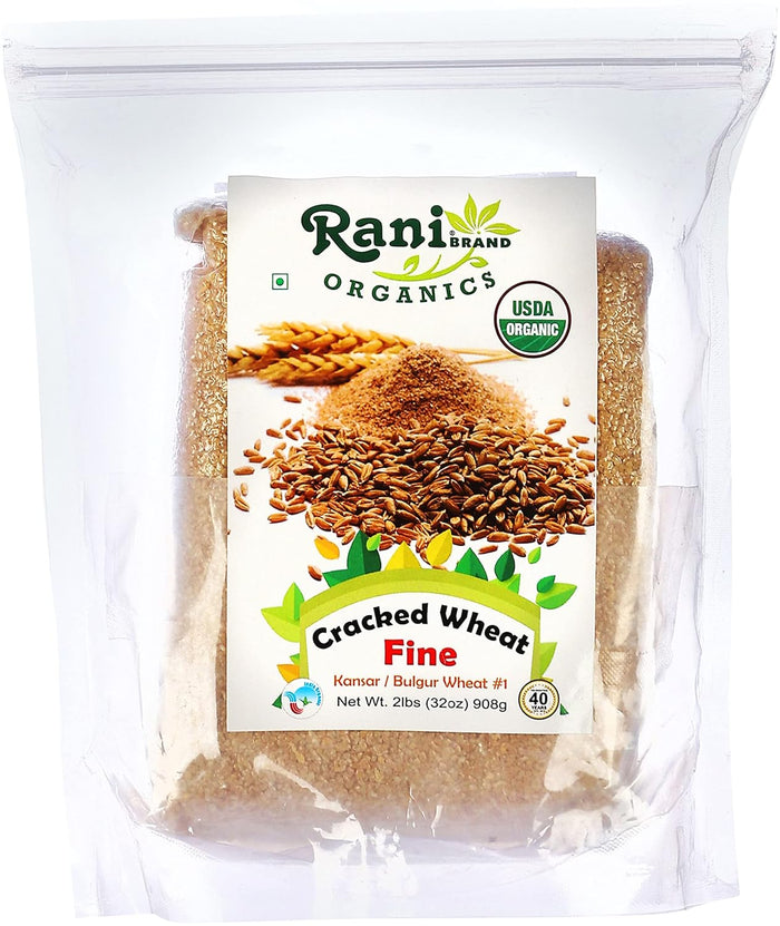 Rani Sooji Fine (Farina, Suji, Rava, Wheat) Flour 32oz (2lbs) 908g ~ All Natural | Vegan | NON-GMO | Kosher | Indian Origin