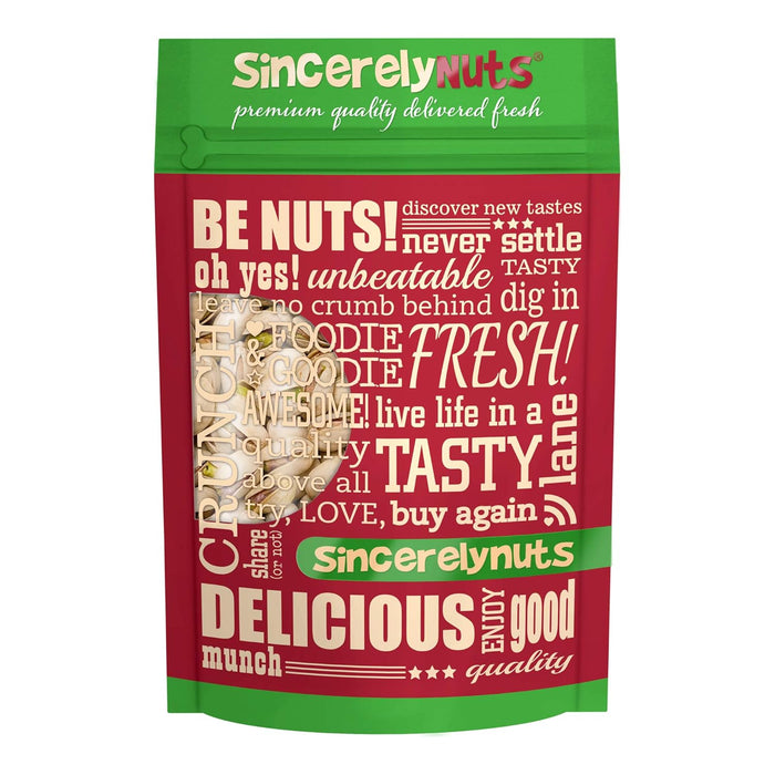 Sincerely Nuts Pistachios Roasted and Salted Kernels No Shell Healthy Snacks for Kids and Adults Shelled Convenient Snack Gourmet Flavor Vegan, Kosher Gluten Free. 3 LB Bag