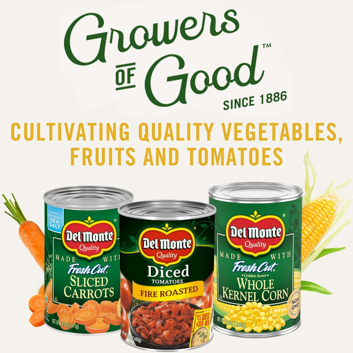 Del Monte Canned Zesty Chili Style Diced Tomatoes, 14.5 oz Can