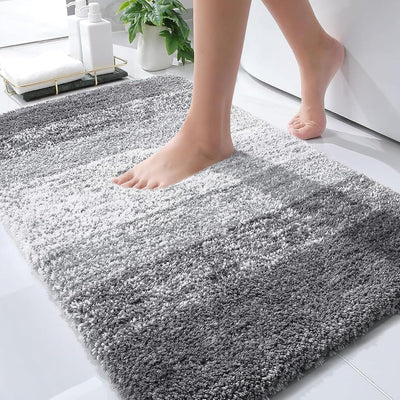 OLANLY Bathroom Rugs Mat Extra Soft Absorbent Quick Dry Machine Washable