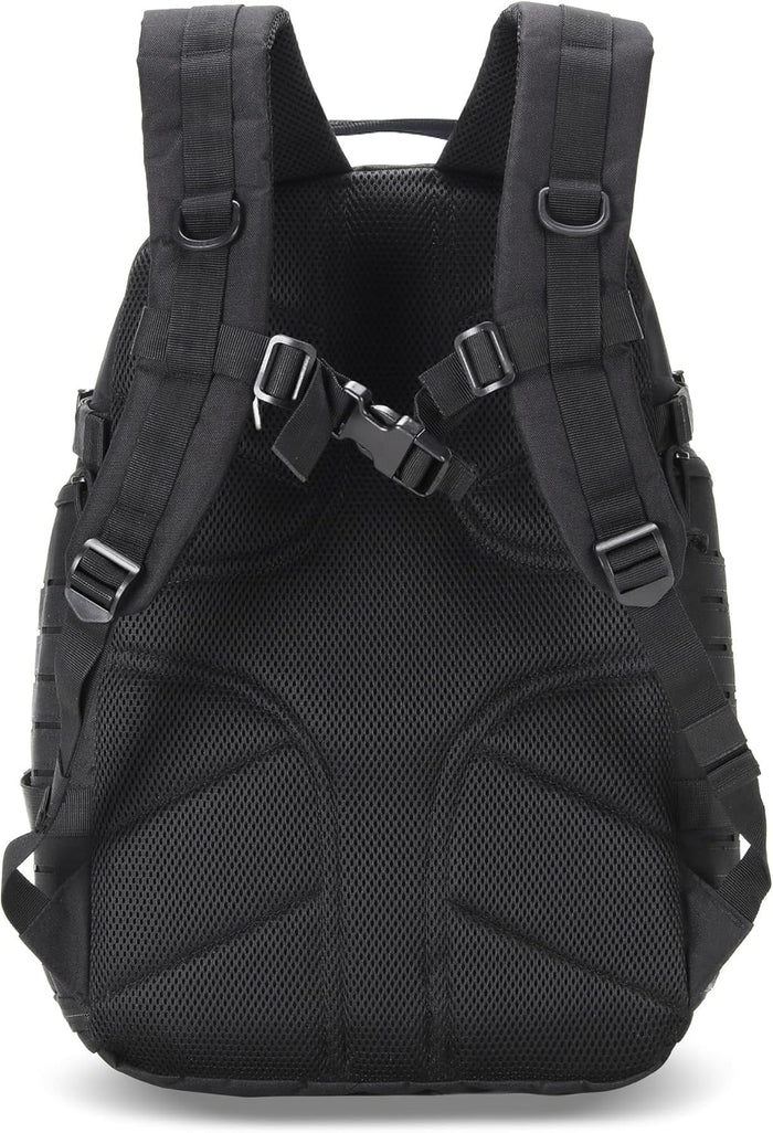 35L Tactical Backpack for Men Heavy Duty Military Backpack 3 Day Assault Pack Molle Backpack Hiking Rucksack (Black1)