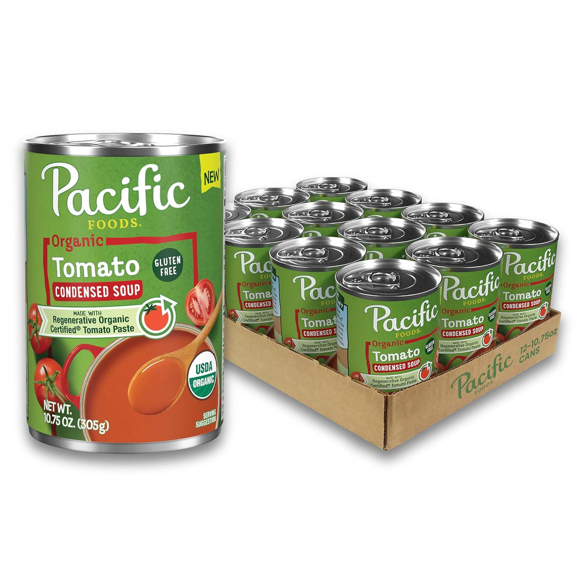 Pacific Foods Organic Tomato Basil Soup, 32 oz Carton