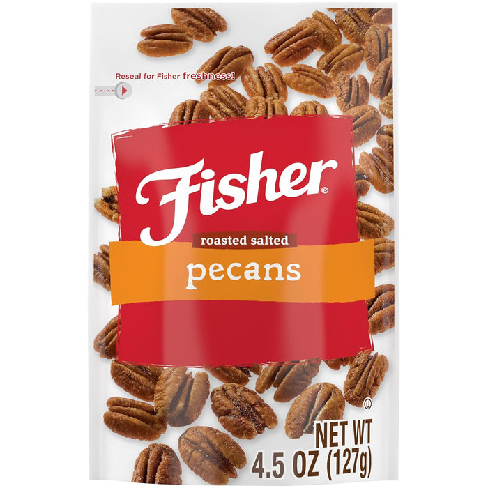 Fisher Snack Glazed Pecans Candied, 24 oz (Pack of 1), Junior Mammoth Candied Pecans, Perfect for Gifting or Personal Enjoyment, Crunchy, and Irresistibly Sweet