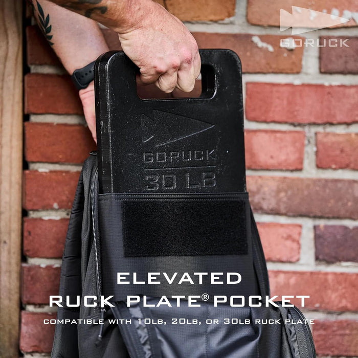 GORUCK Basic Rucker 17L Tactical Backpack – Durable Rucksack & MOLLE Daypack (Black)