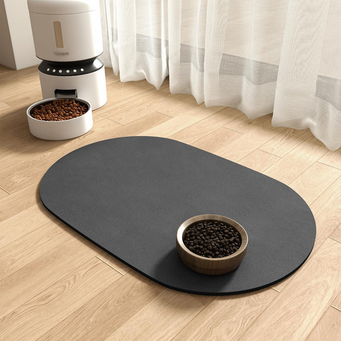 Absorbent Dog Food Mat-Cat Dog Mat for Food and Water Bowl, Quick Dry Pet Food Mat, No Stains Dog Feeding mat, Dog Accessories Pet Supplies Mat-Dog Water Bowl Mat for Messy Drinkers