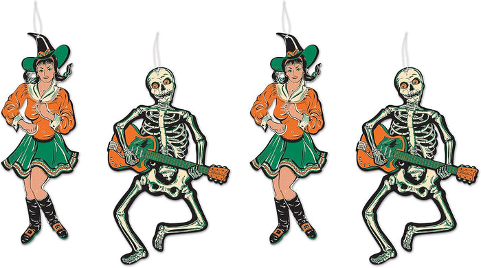 Beistle Vintage Halloween Jointed Witch