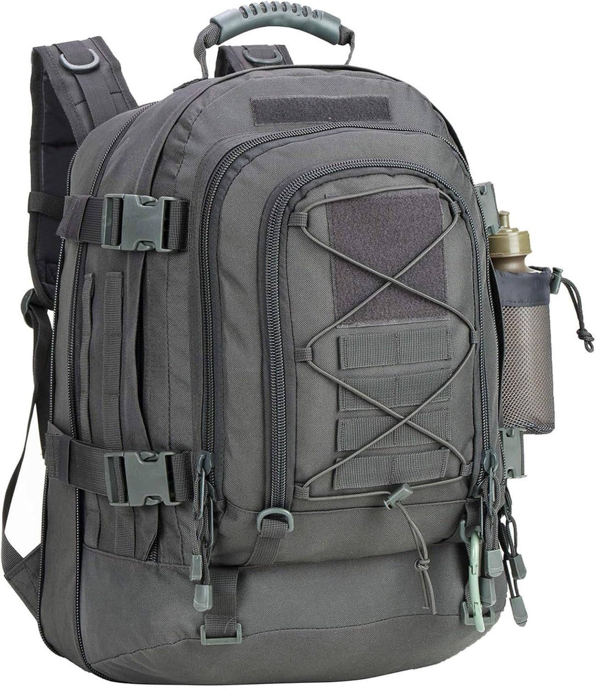 Tactical Backpack Military Army Daypack - Assault Pack for Men Molle Backpacks Bug Out Bag 3 Day Pack for Hiking Camping Travel Hunting Rucksack Trekking Black