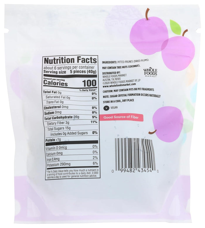 365 by Whole Foods Market, Pitted Prunes, 8 Ounce
