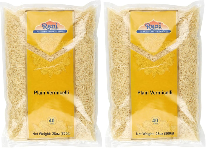 Rani Roasted Vermicelli (Roasted Wheat Noodles) 12.25oz (350g) ~ All Natural | Vegan | NON-GMO | Indian Origin