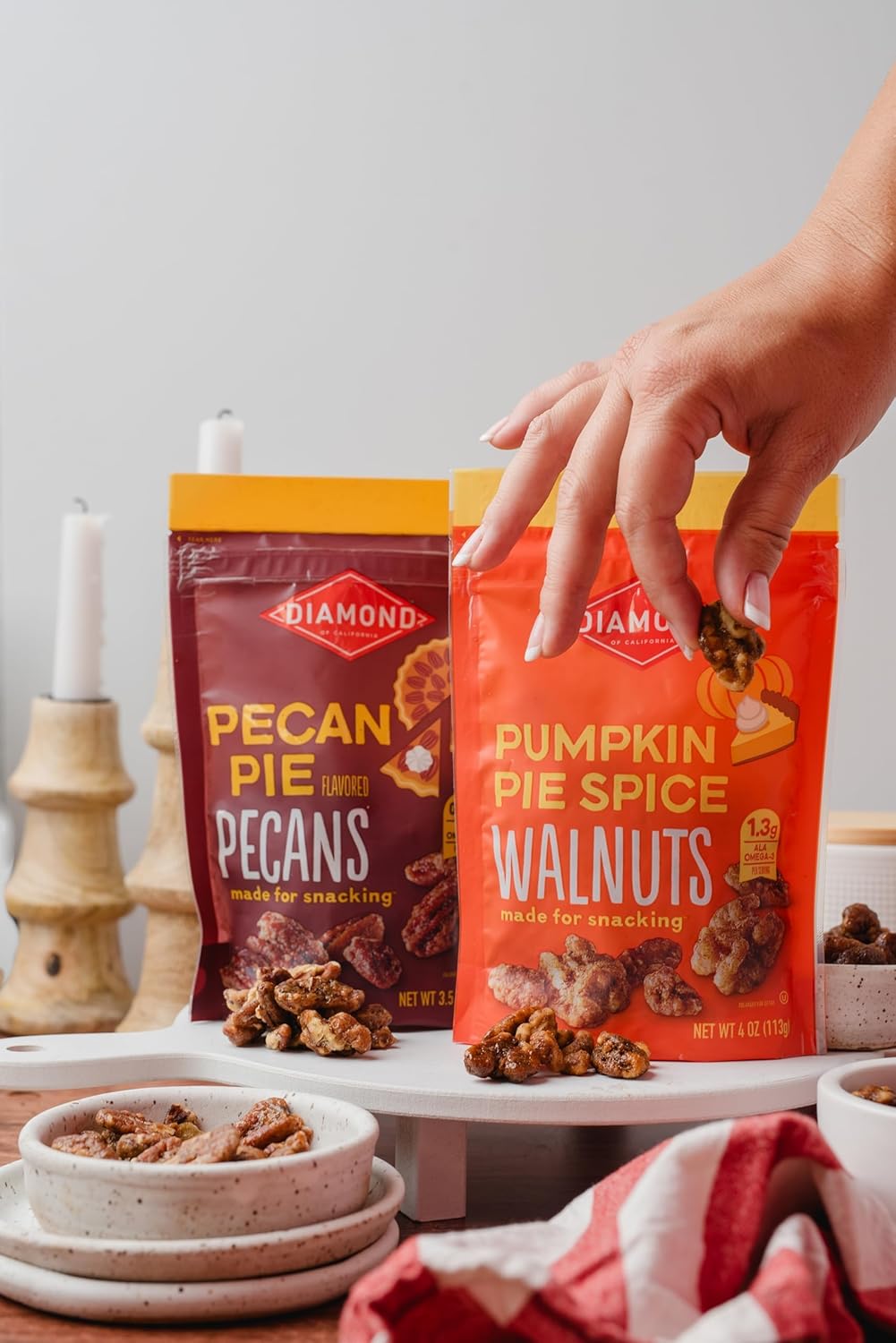 Diamond of California Pecan Pie Pecan Nuts, 3.25 oz.