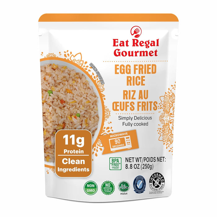 Eat Regal Tikka Masala Pack of 6, 8.8 Ounce, Ready to Eat in 90 Sec | 100% Natural Ingredients | precooked rice | Ready Rice | Microwavable | Side Dish