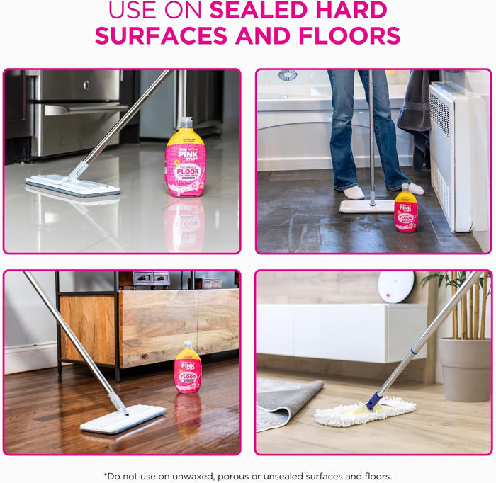 Stardrops The Pink Stuff The Miracle Floor Cleaner Spray - Squirt and Mop