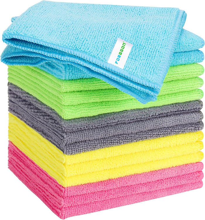 Forggon12 Pcs New Upgrade 3-Layer Metal Dish Cloth, No Scratches and No Odor, Multipurpose Wire Dishwashing Rag for Wet and Dry, Kitchen Cleaning DishRags,Sinks,Dishes,Stove Top, Dimensions(7.08X8.86)