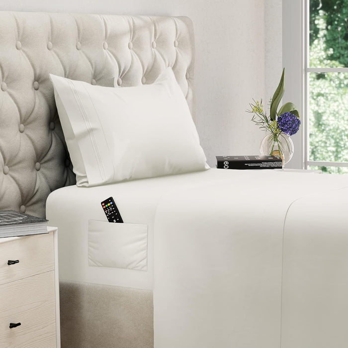 Twin XL Sheets 4pcs XL Twin Sheet Set Twin XL Fitted Sheet Extra Long Twin Sheets XL Twin Fitted Sheet Twin Extra Long Sheet Set Twin XL Bedding Twin XL Fitted Sheets XL Twin Sheets Twin XL Sheet Gray