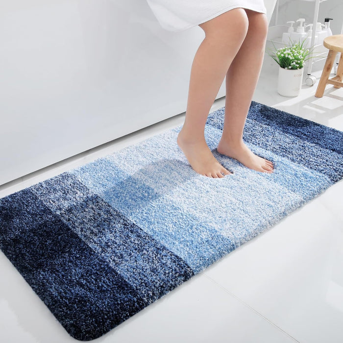 OLANLY Bathroom Rugs Mat Extra Soft Absorbent Quick Dry Machine Washable