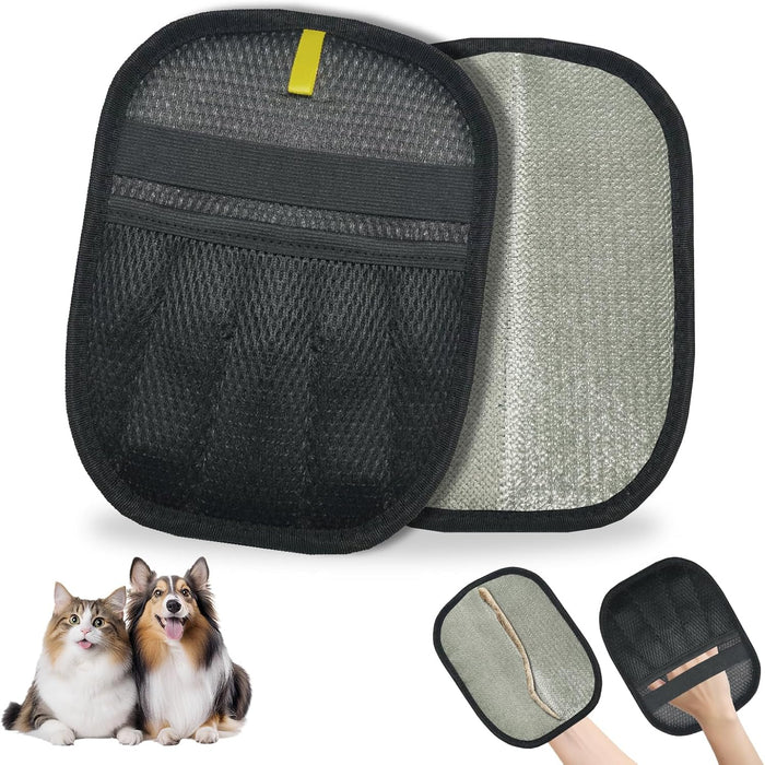 Pet Hair Remover Glove for Dogs and Cats, Reusable & Electrostatic Pet Hair Remover Glove, Effective Pet Hair Removal Tool for Couch, Carpet, Car Seat, and Clothing-1PCS
