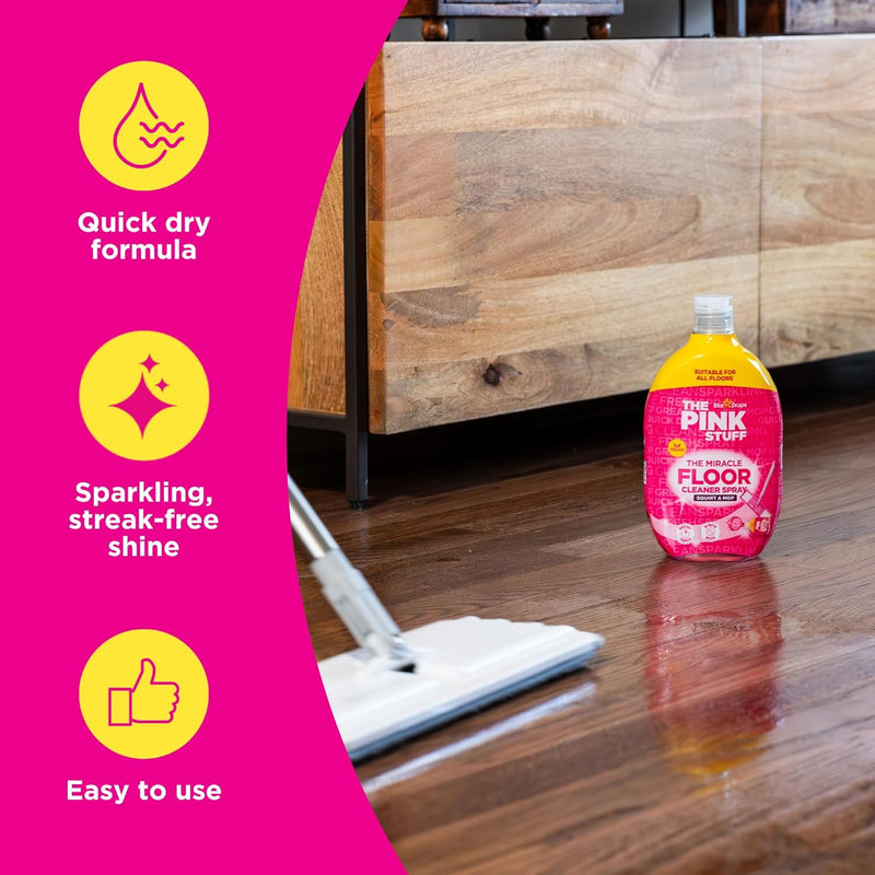Stardrops The Pink Stuff The Miracle Floor Cleaner Spray - Squirt and Mop