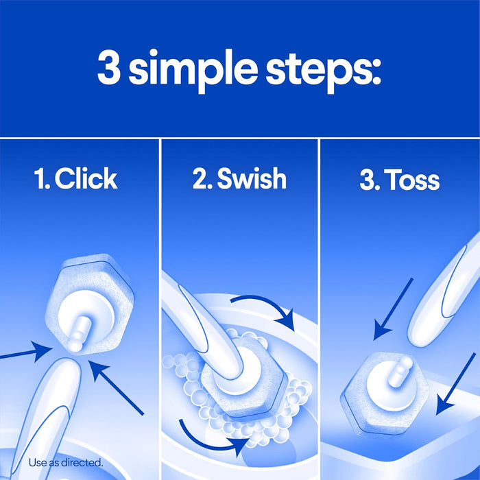 CLOROX Original Toilet Cleaning System - ToiletWand, Storage Caddy and 16 Heads, (Package May Vary)