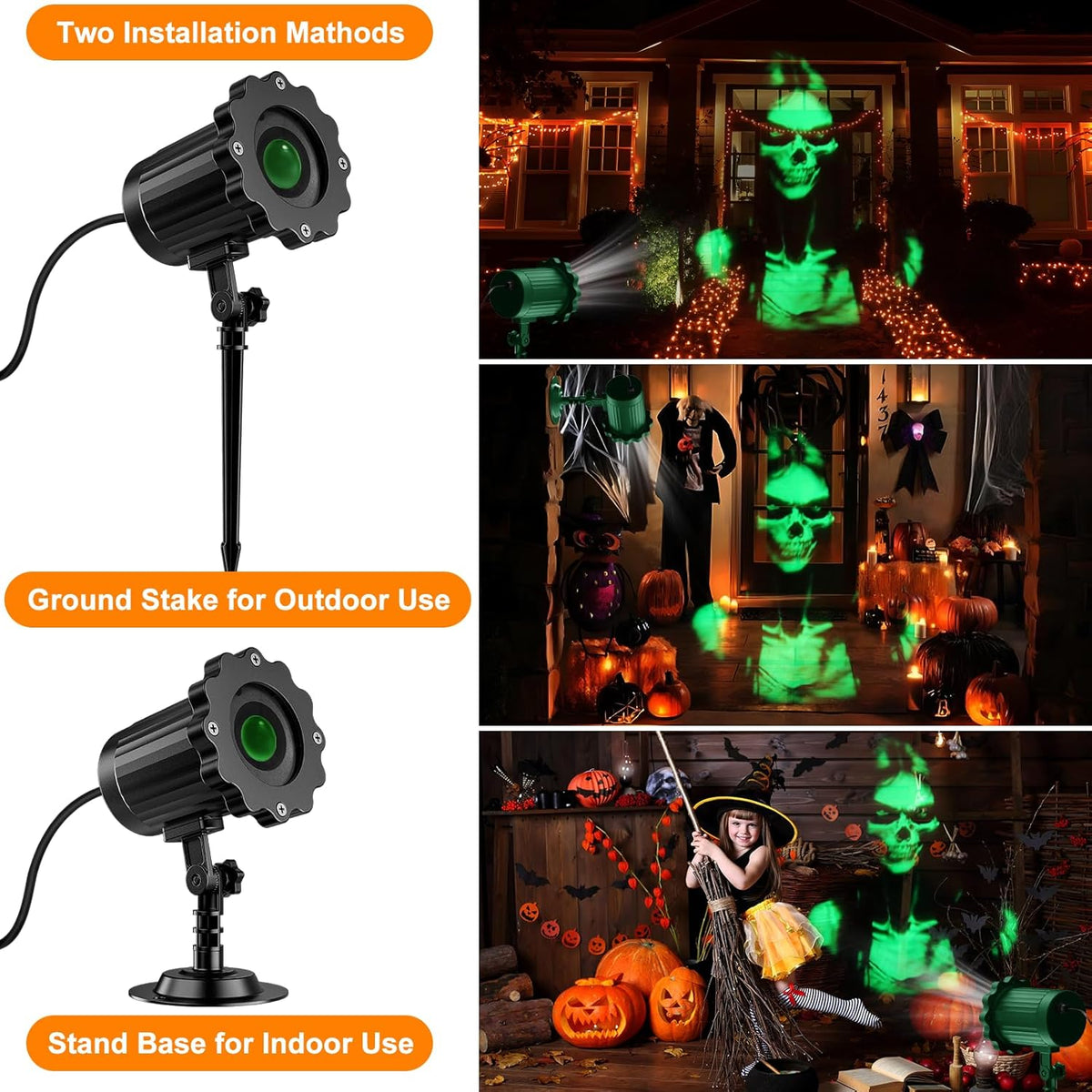 Halloween Projector Lights Night Light Decorations Light
