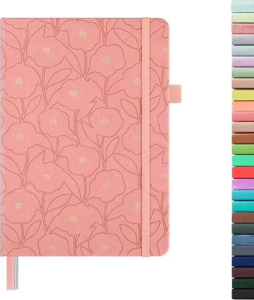 &And Per Se Lined Journal Notebook, 160 Pages, A5 5.7 x 8 inches College Ruled Thick Paper Notebook Journals for Writing, Hardcover Notebooks for Women Men Office School (1 Pack, Green)
