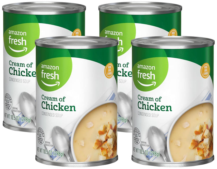 Amazon Fresh, Chicken Noodle, Condensed Soup, 10.5 Oz (Previously Happy Belly, Packaging May Vary)
