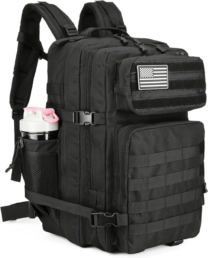 45L Military Tactical Backpack Hiking Backpacks Tactical Gear Camo Back Pack Army Molle Bag Rucksack Fitness Daypack