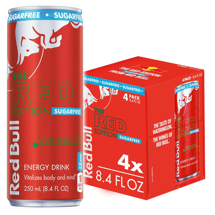 Red Bull Sugar-Free Fuji Apple and Ginger Winter Edition Energy Drink, with 80mg Caffeine plus Taurine & B Vitamins, 8.4 Fl Oz, Pack of 24 Cans