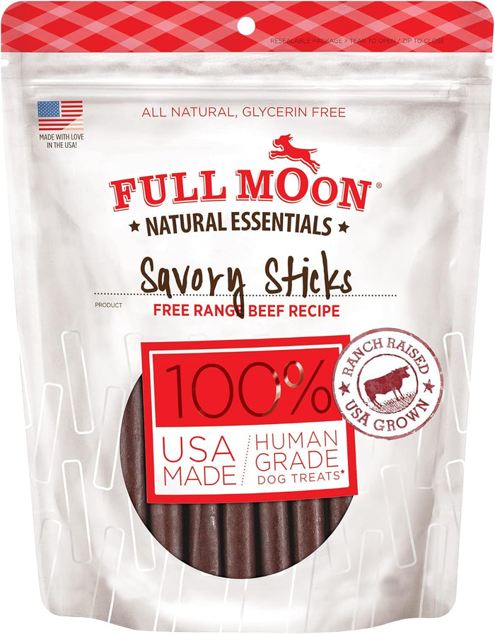 Full Moon All Natural Human Grade Dog Treats, Essential Duck Savory Sticks 22.0 oz